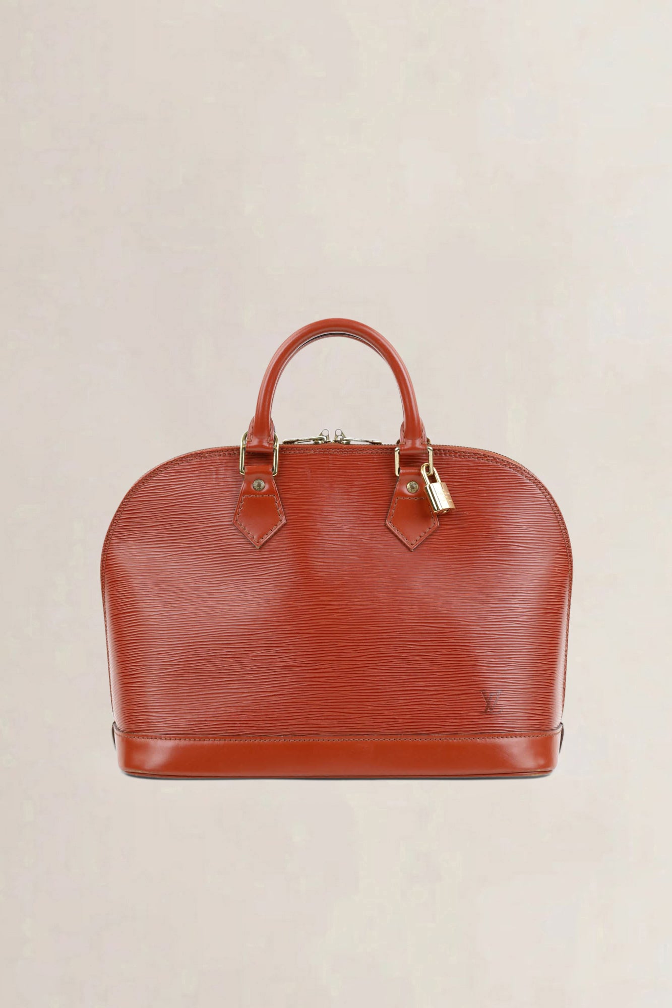 Louis Vuitton Brown Alma Top Handle Bag