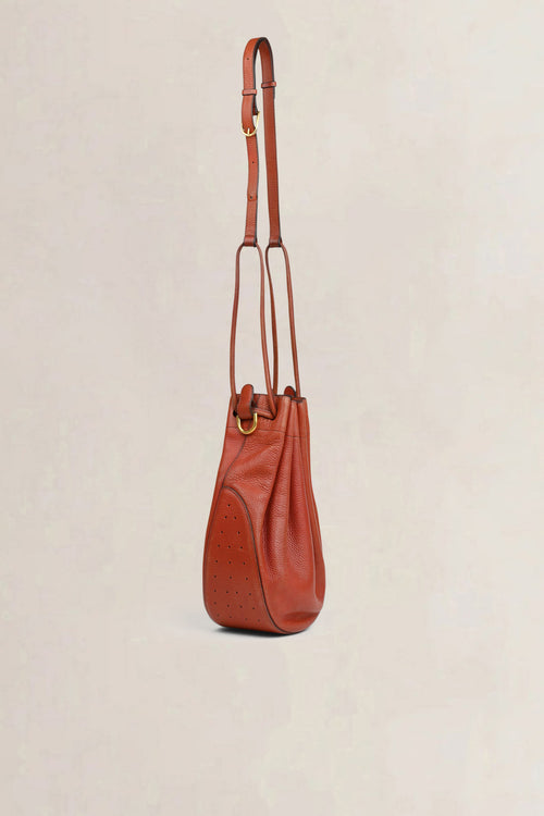 Delvaux Tabarin Orange MM Crossbody Bag