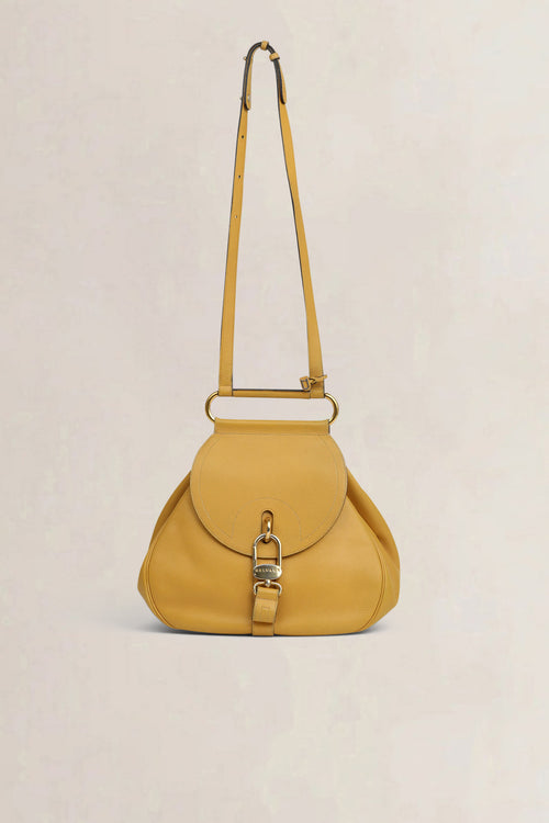 Delvaux Yellow Cerceau GM Crossbody Bag