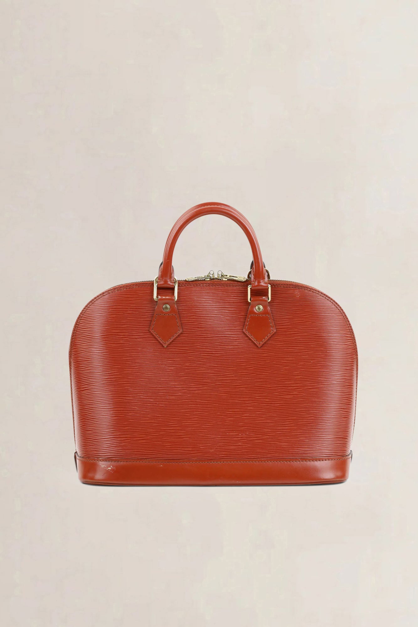 Louis Vuitton Brown Alma Top Handle Bag
