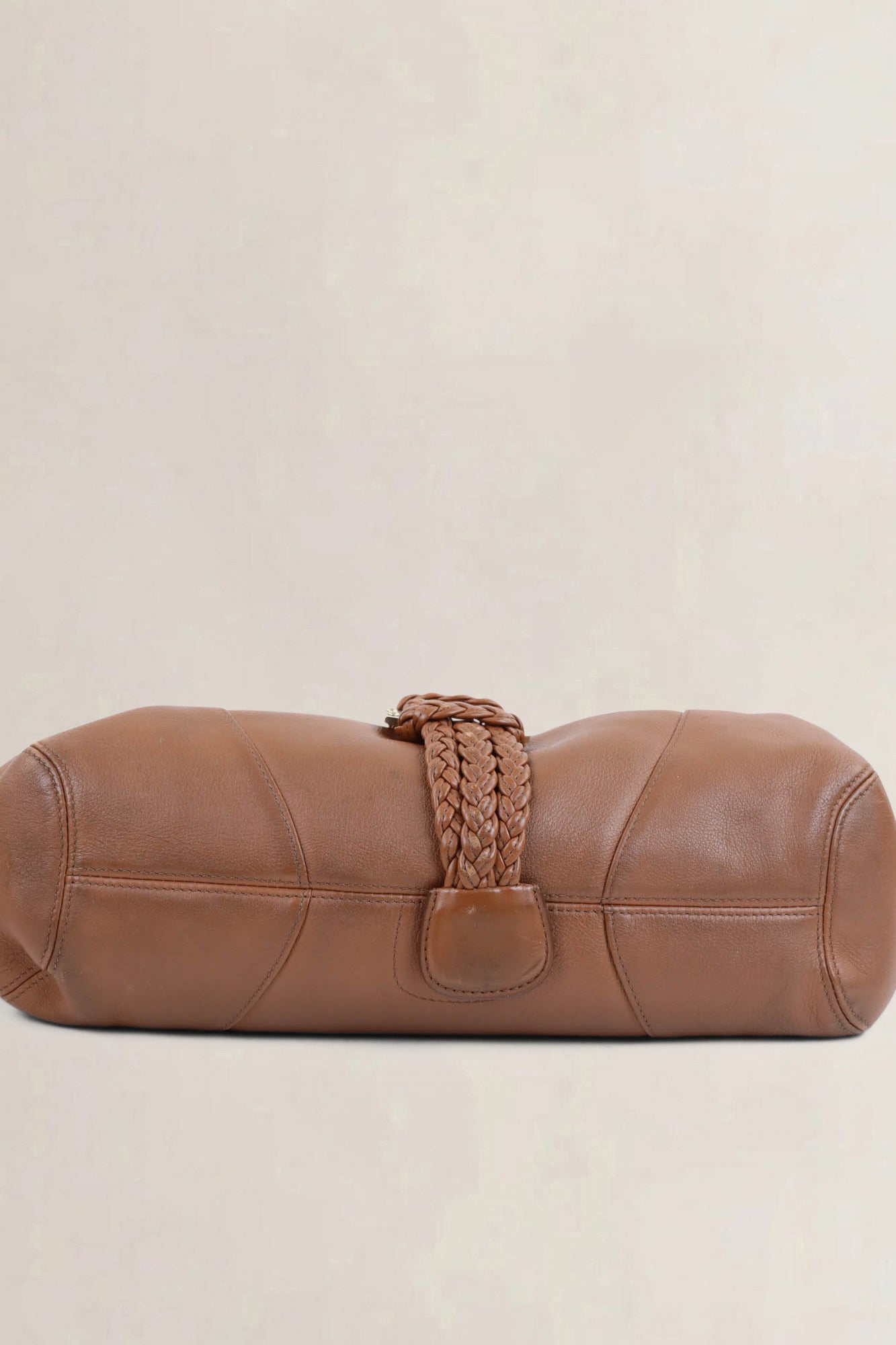 Delvaux Camel Eugène Shoulder Bag