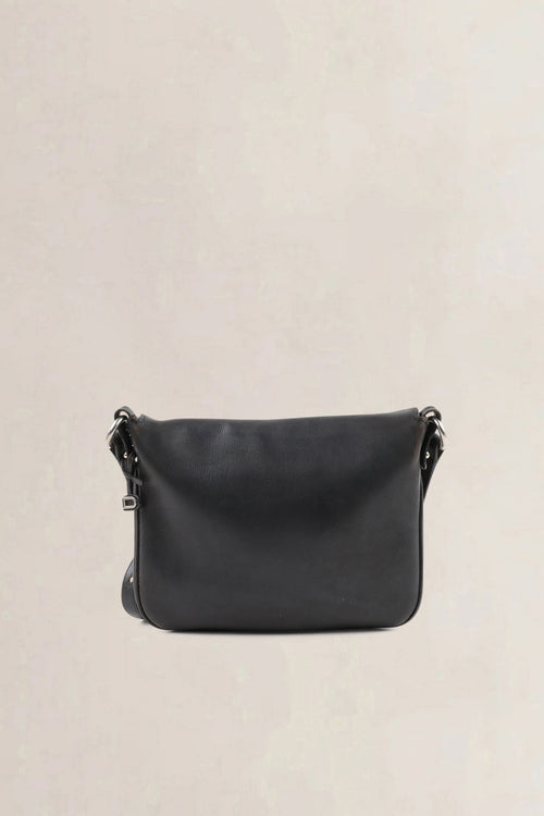 Delvaux Grey Leather Moissac Crossbody Bag