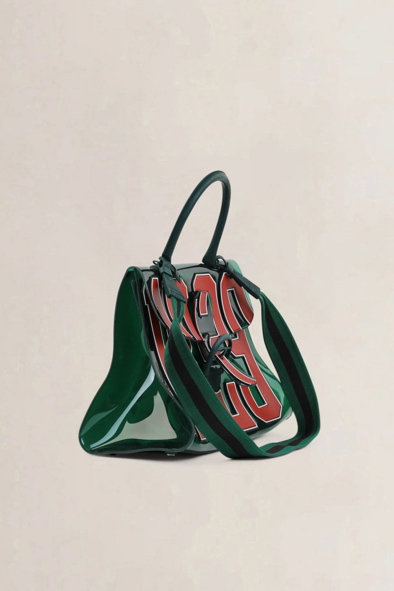 Delvaux Brillant The Hero Vinyl 1829 Shoulder Bag