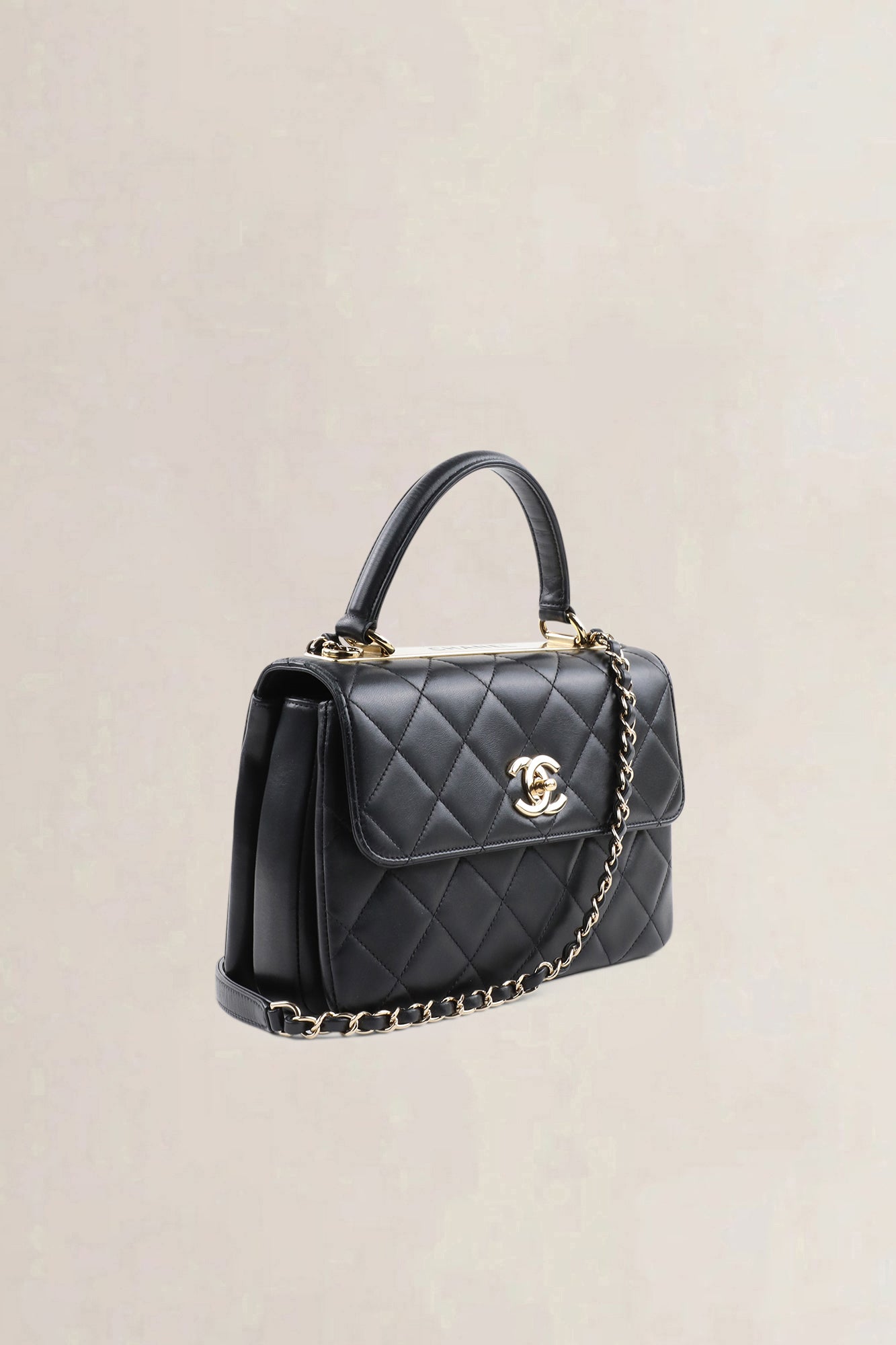 Chanel Sac à Rabat Poignée lambskin — vintage