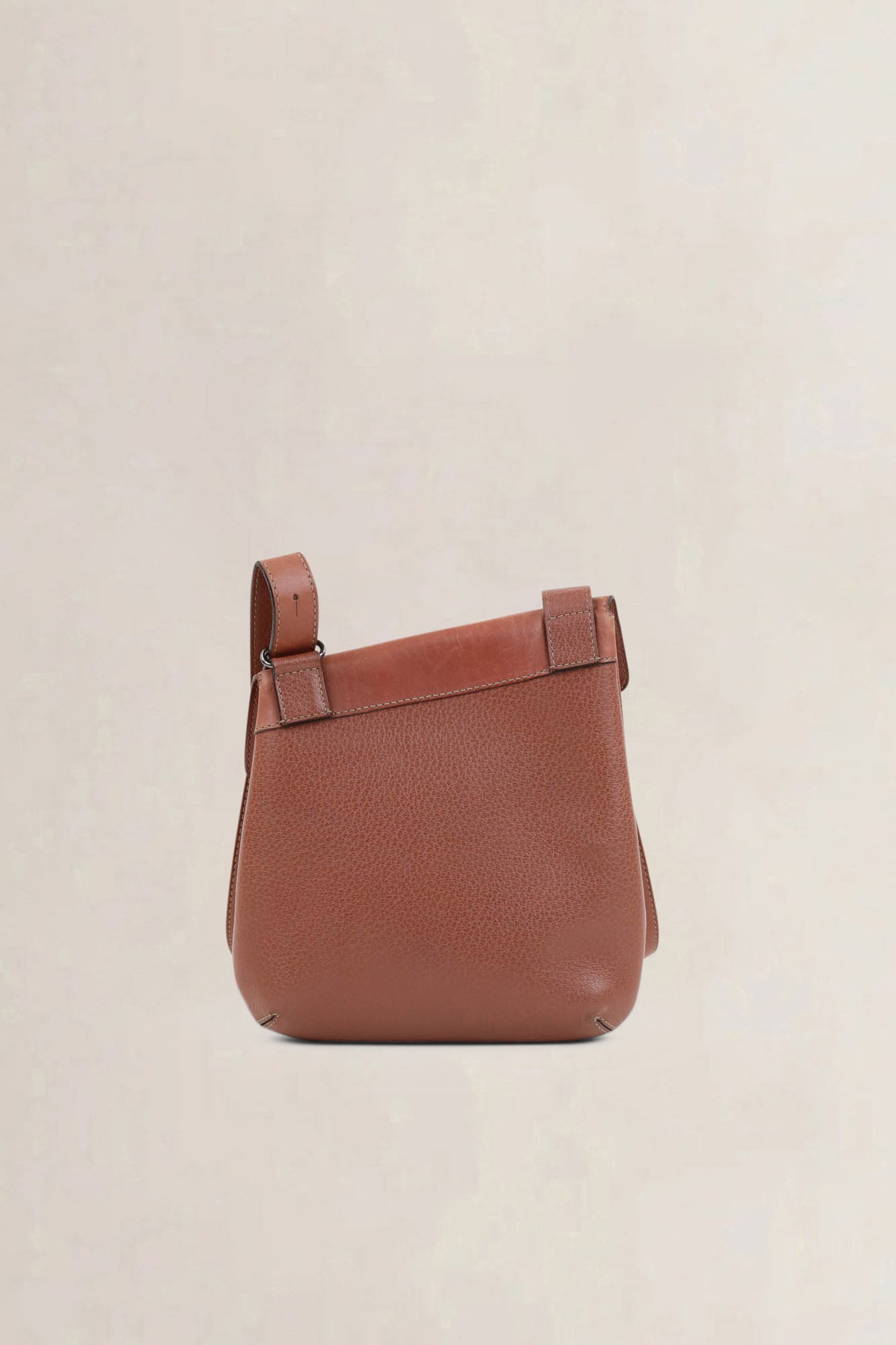 Deux De Delvaux Brown Crossbody Bag