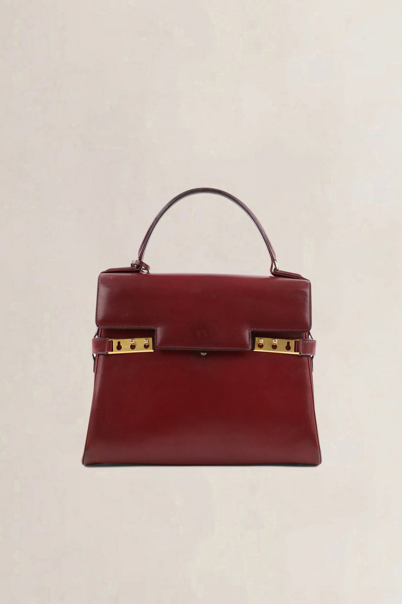 Delvaux Tempête Box Calf burgundy — vintage