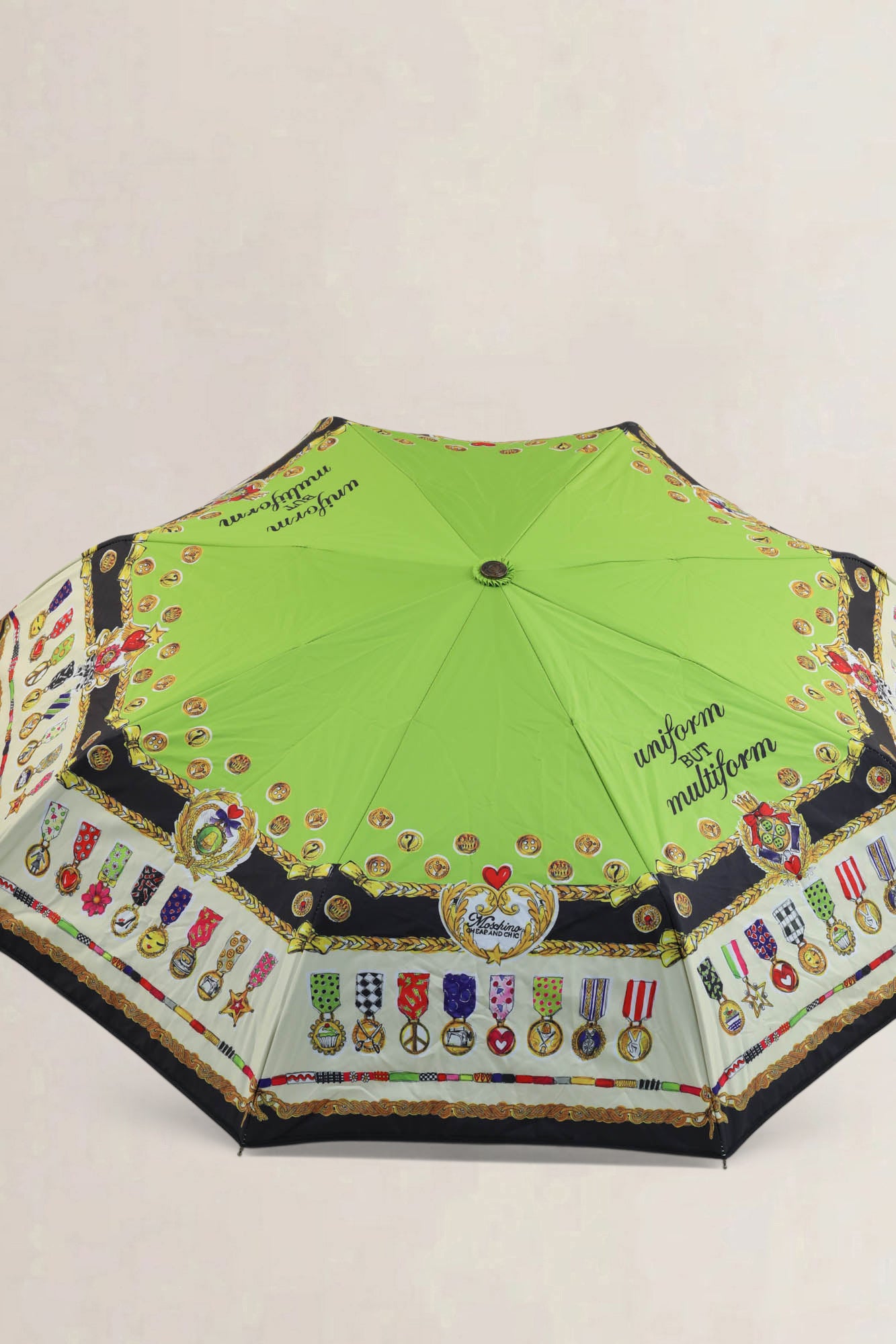 Moschino Green Umbrella