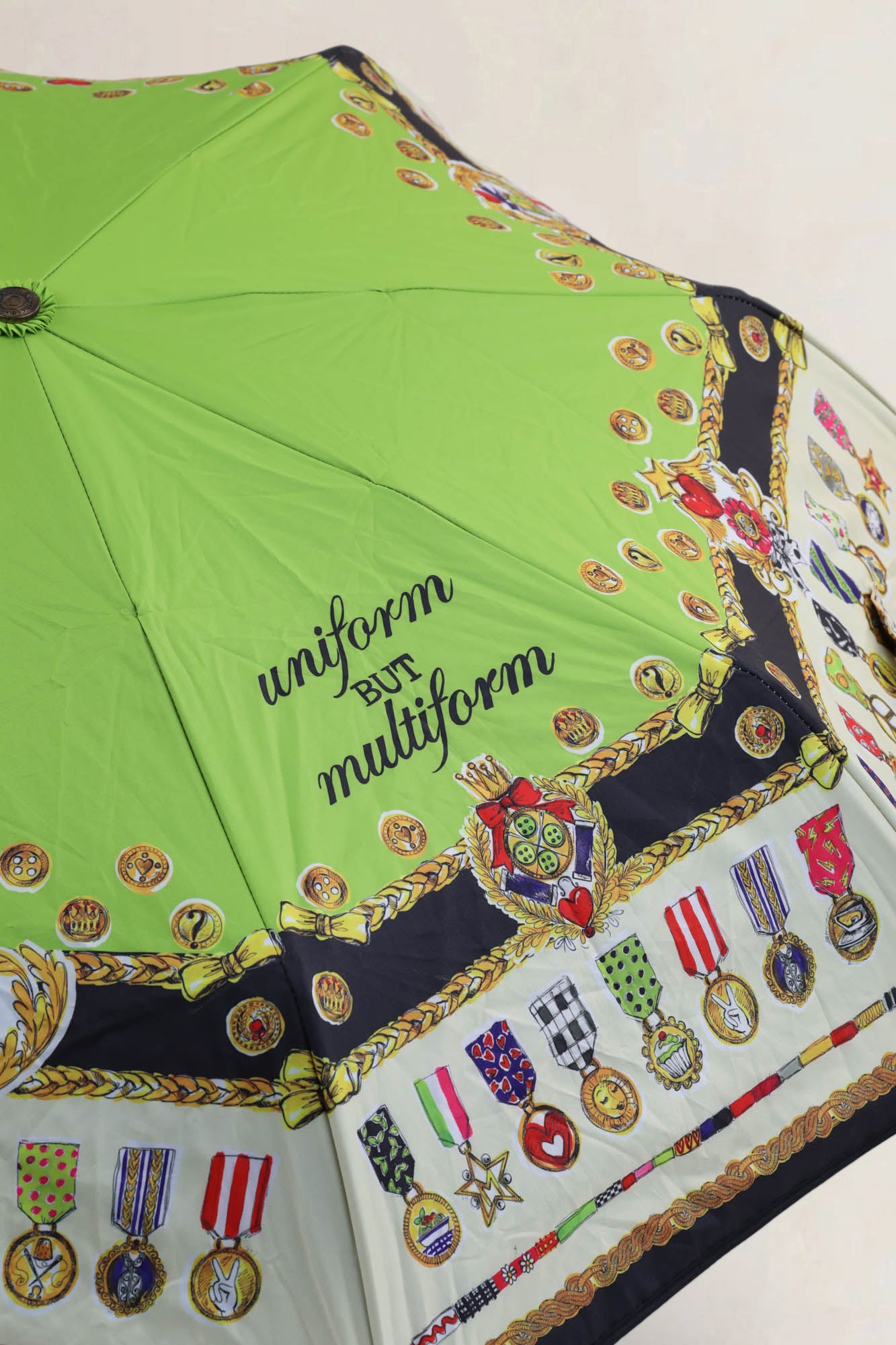Moschino Green Umbrella