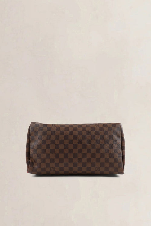 Sac Louis Vuitton Speedy 35 en toile Damier Ebene