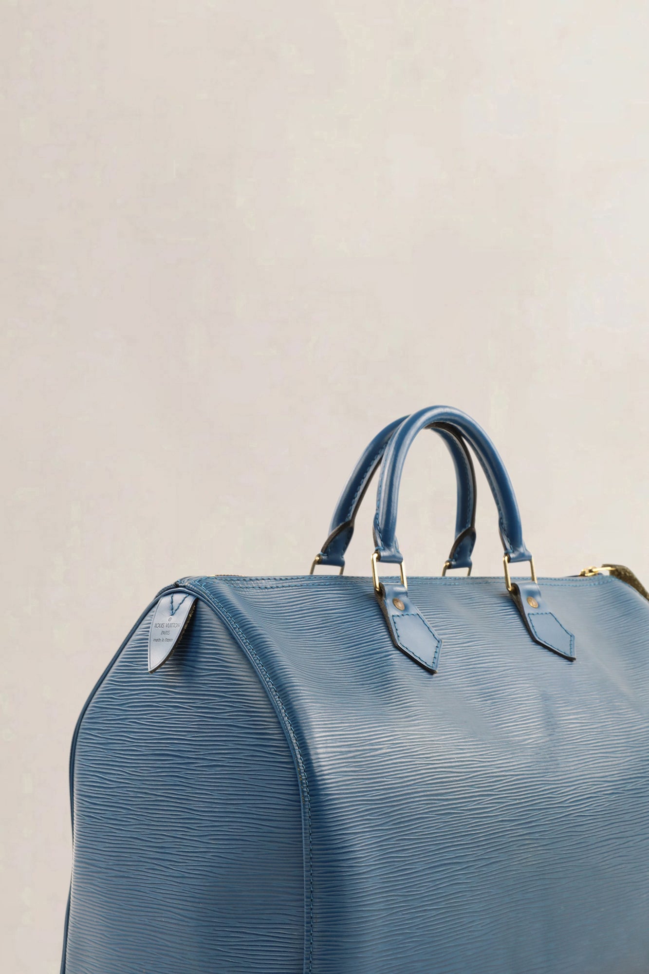Louis Vuitton Speedy 35 Epi blue — vintage