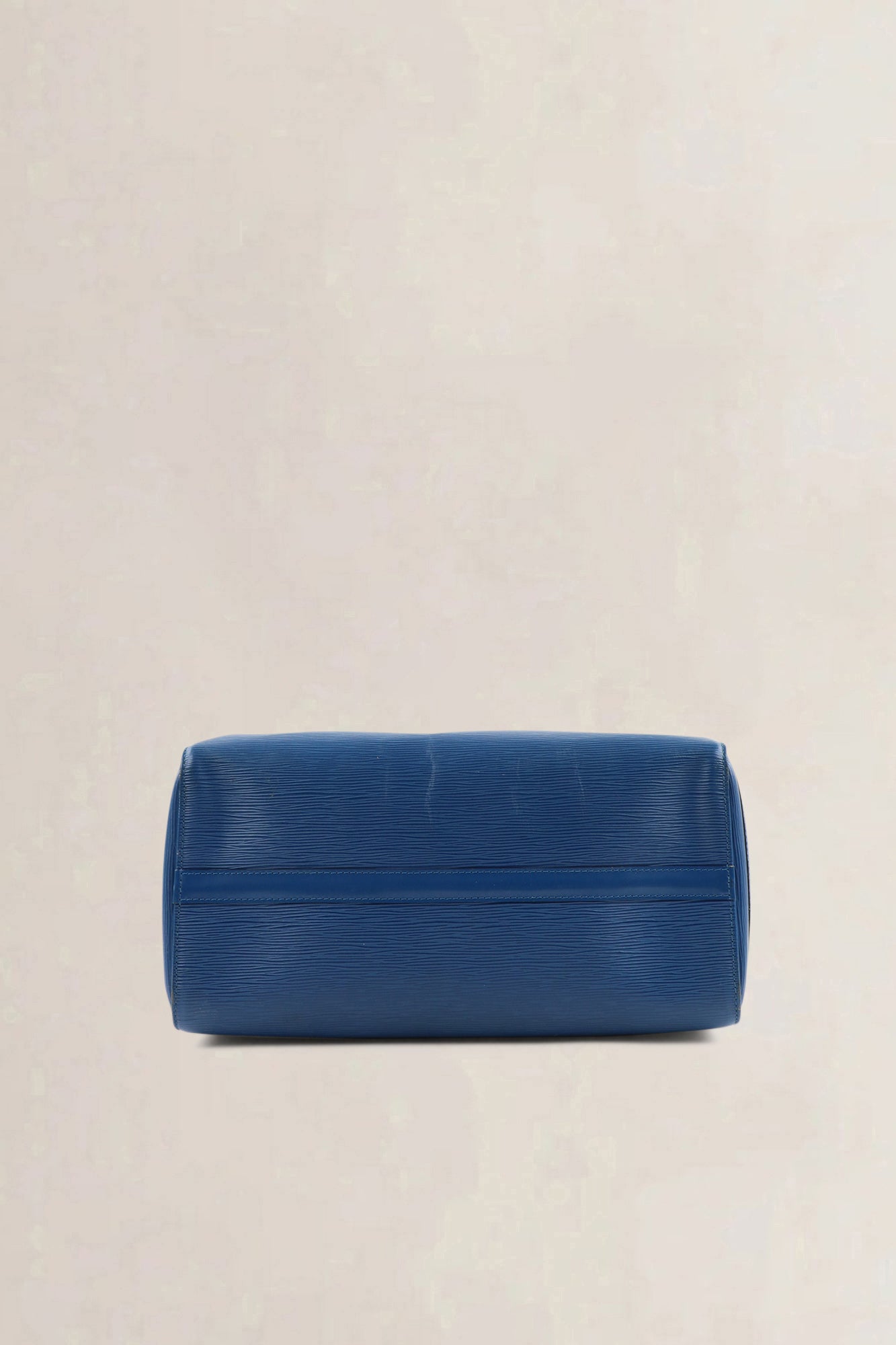 Sac Louis Vuitton Speedy 35 en cuir Epi bleu
