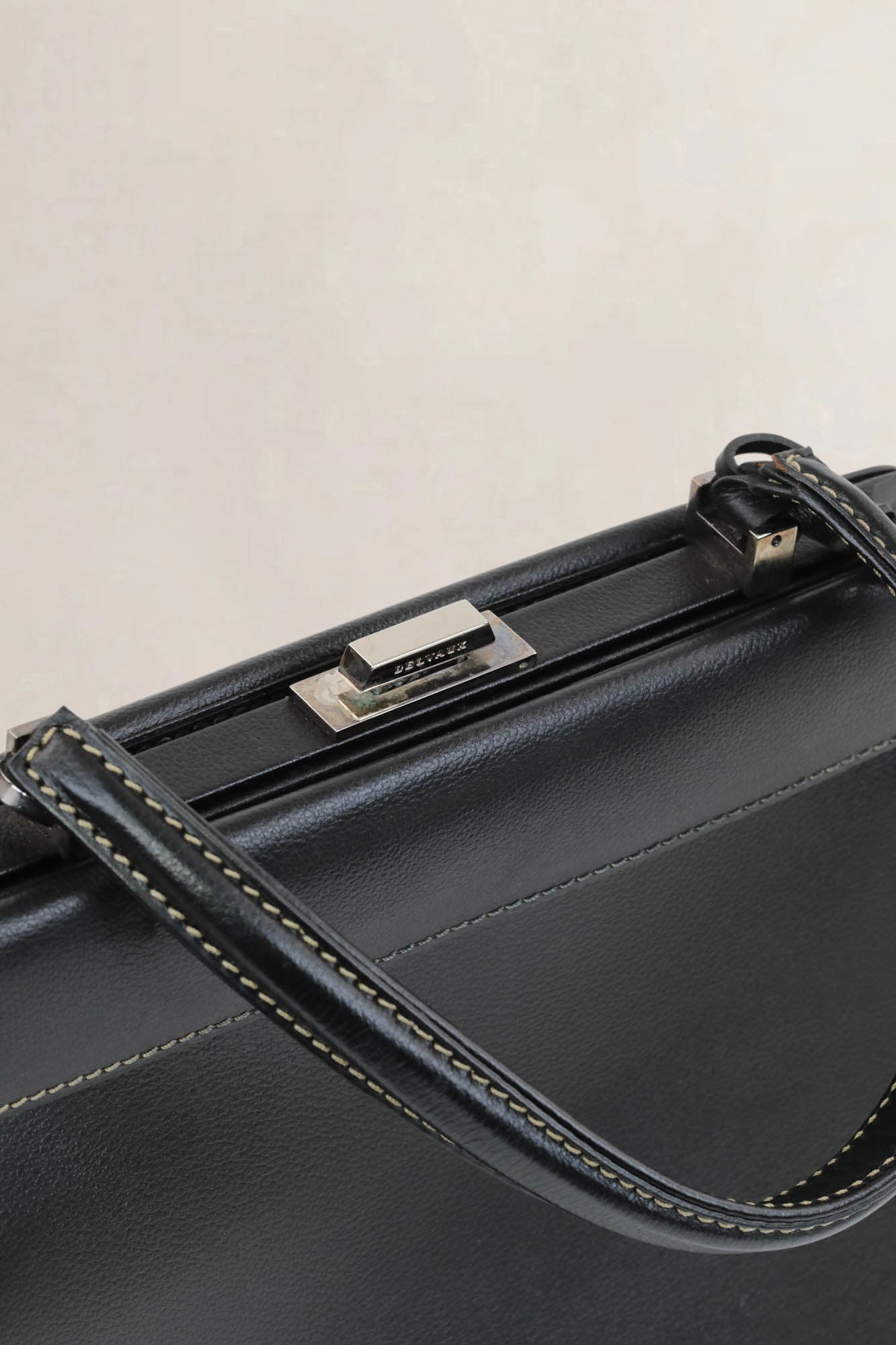 Delvaux Black Illusion Top Handle Bag