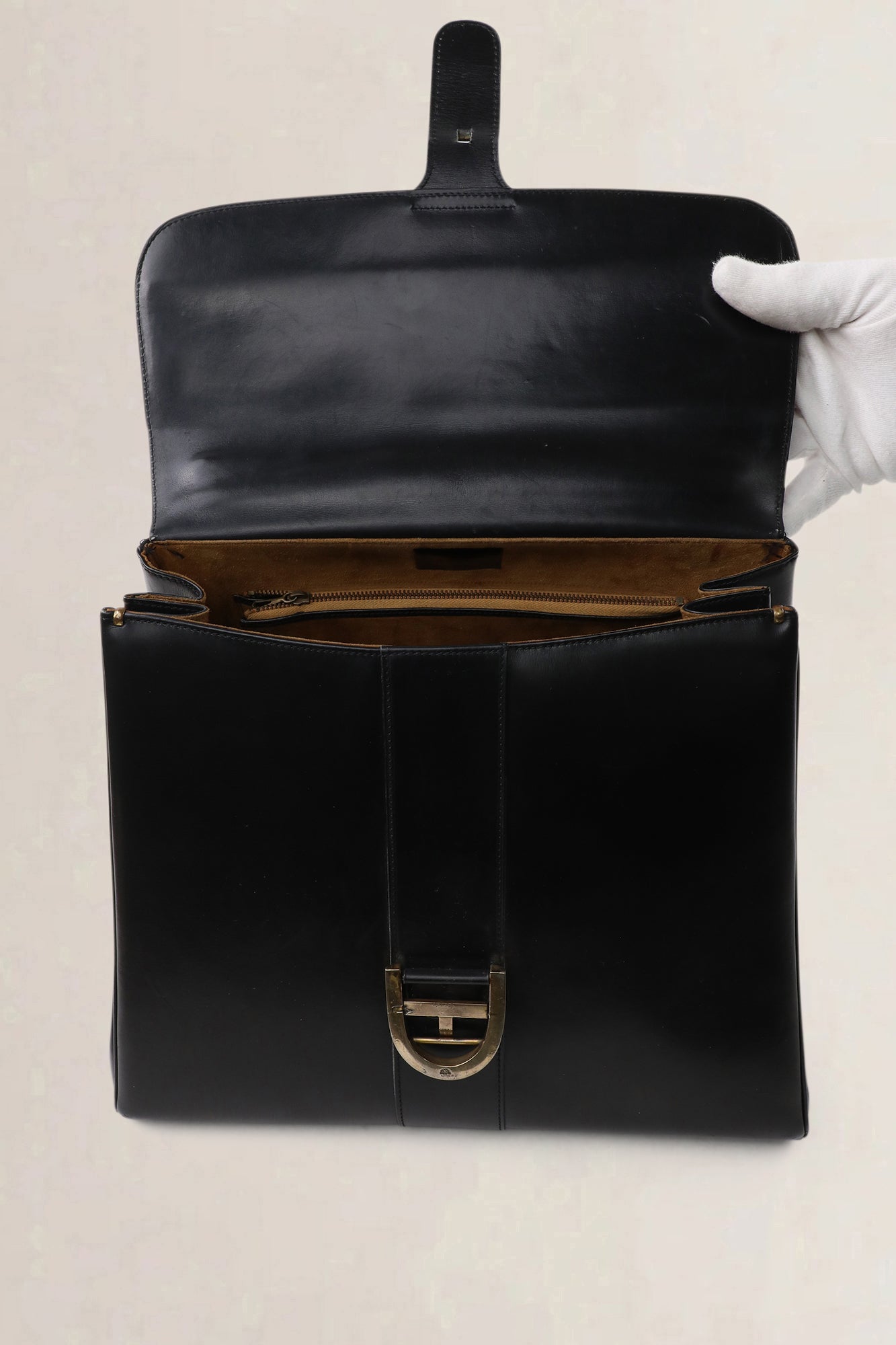 Delvaux Brillant GM black Box Calf — vintage