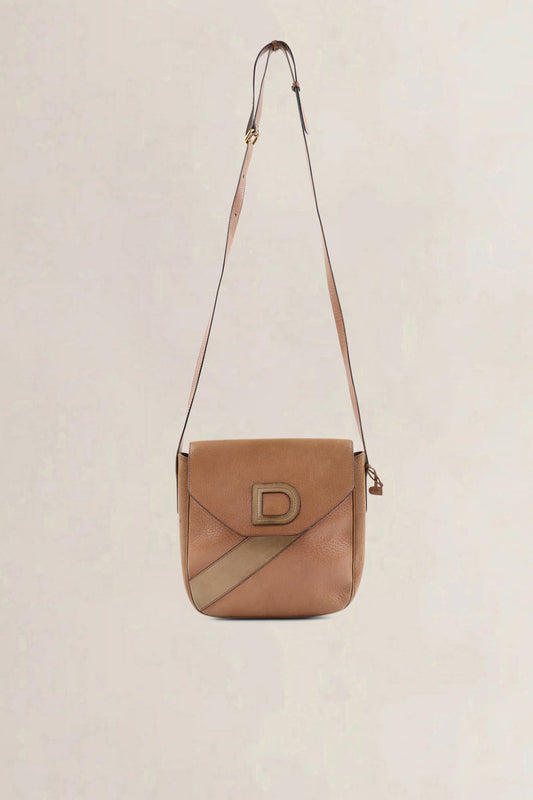 Delvaux Brown Leather Crossbody Bag