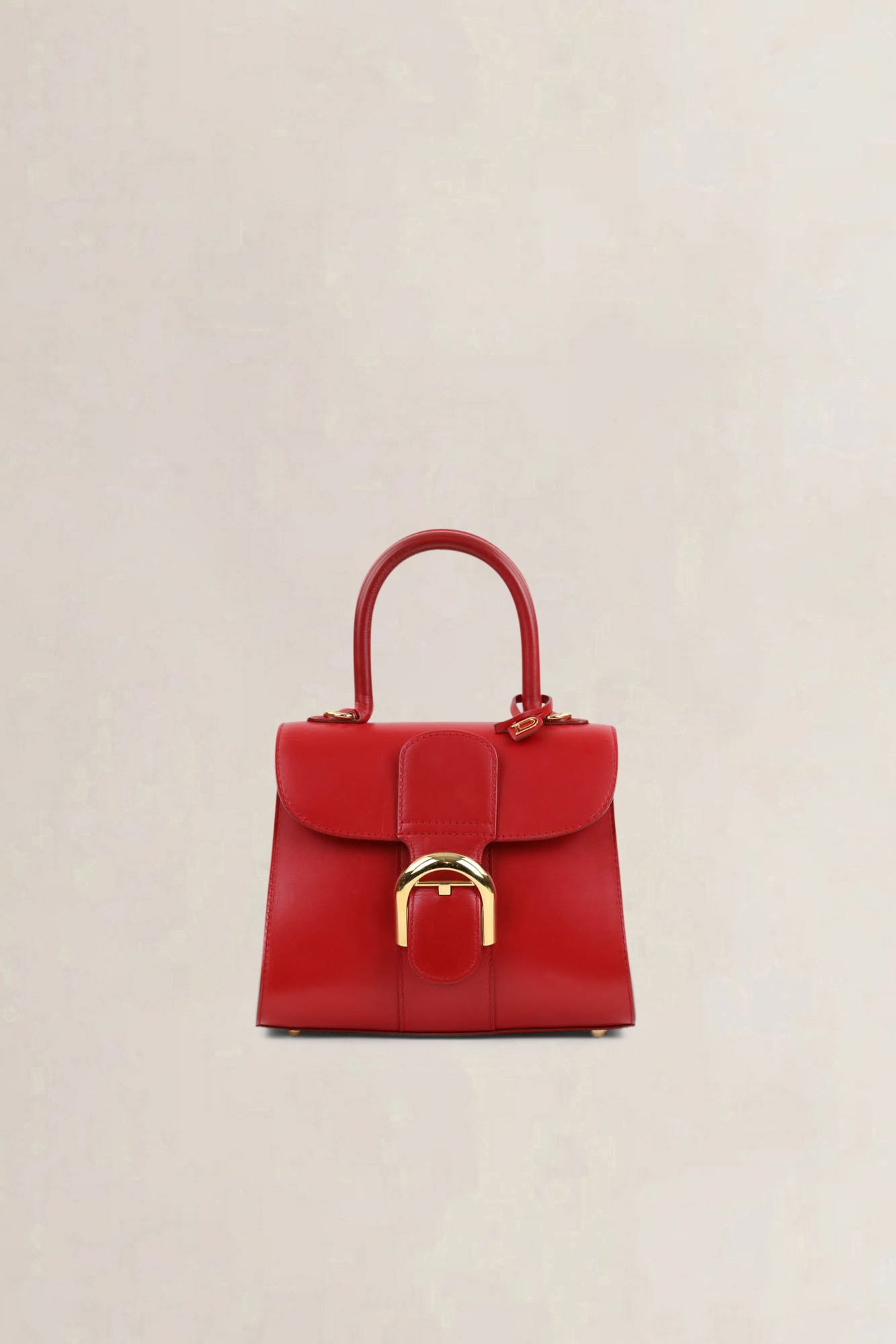 Delvaux Lipstick Box Calf Brillant Mini Crossbody Bag