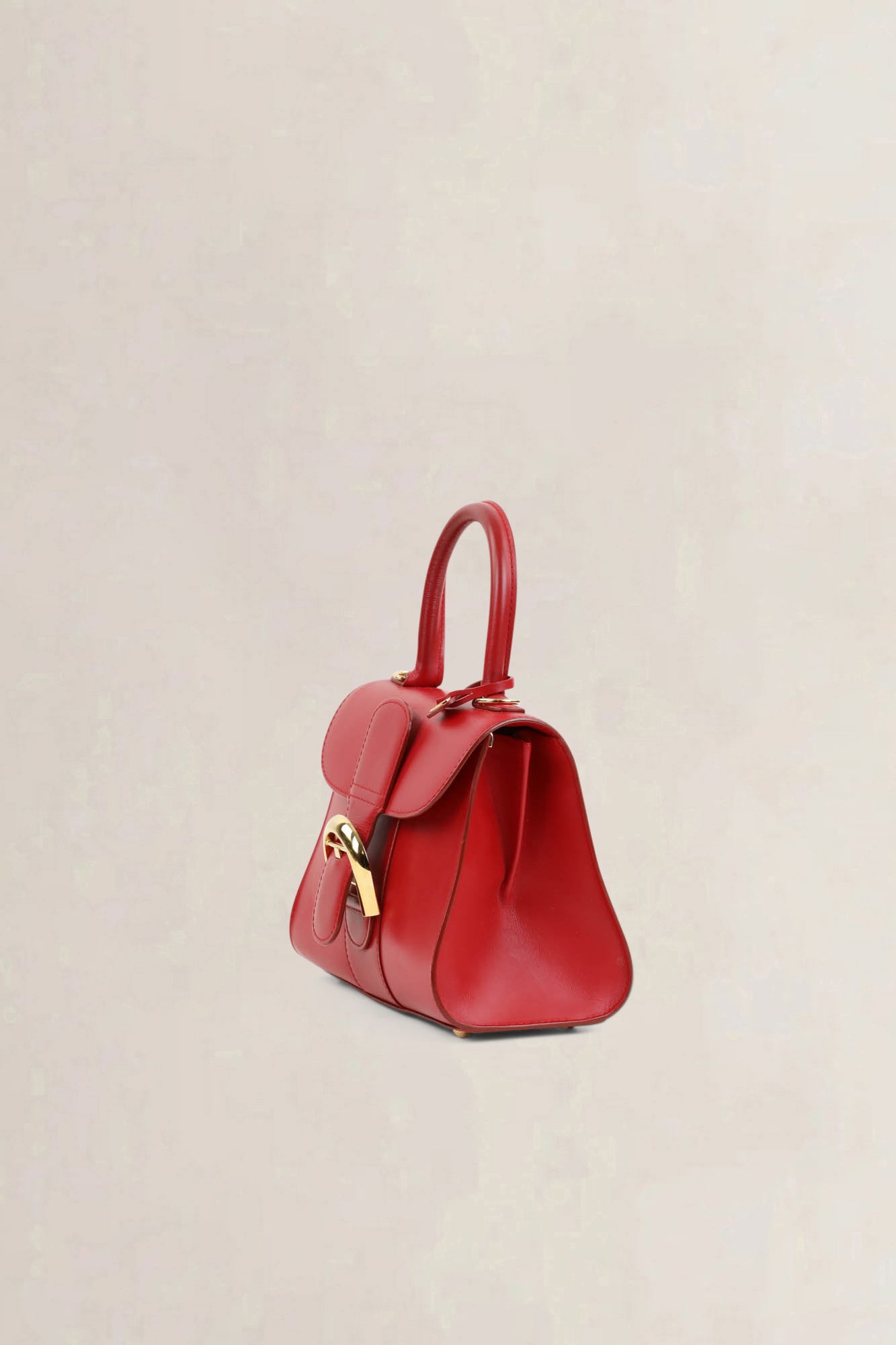 Delvaux Lipstick Box Calf Brillant Mini Crossbody Bag