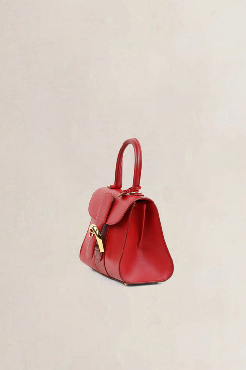 Delvaux Lipstick Box Calf Brillant Mini Crossbody Bag