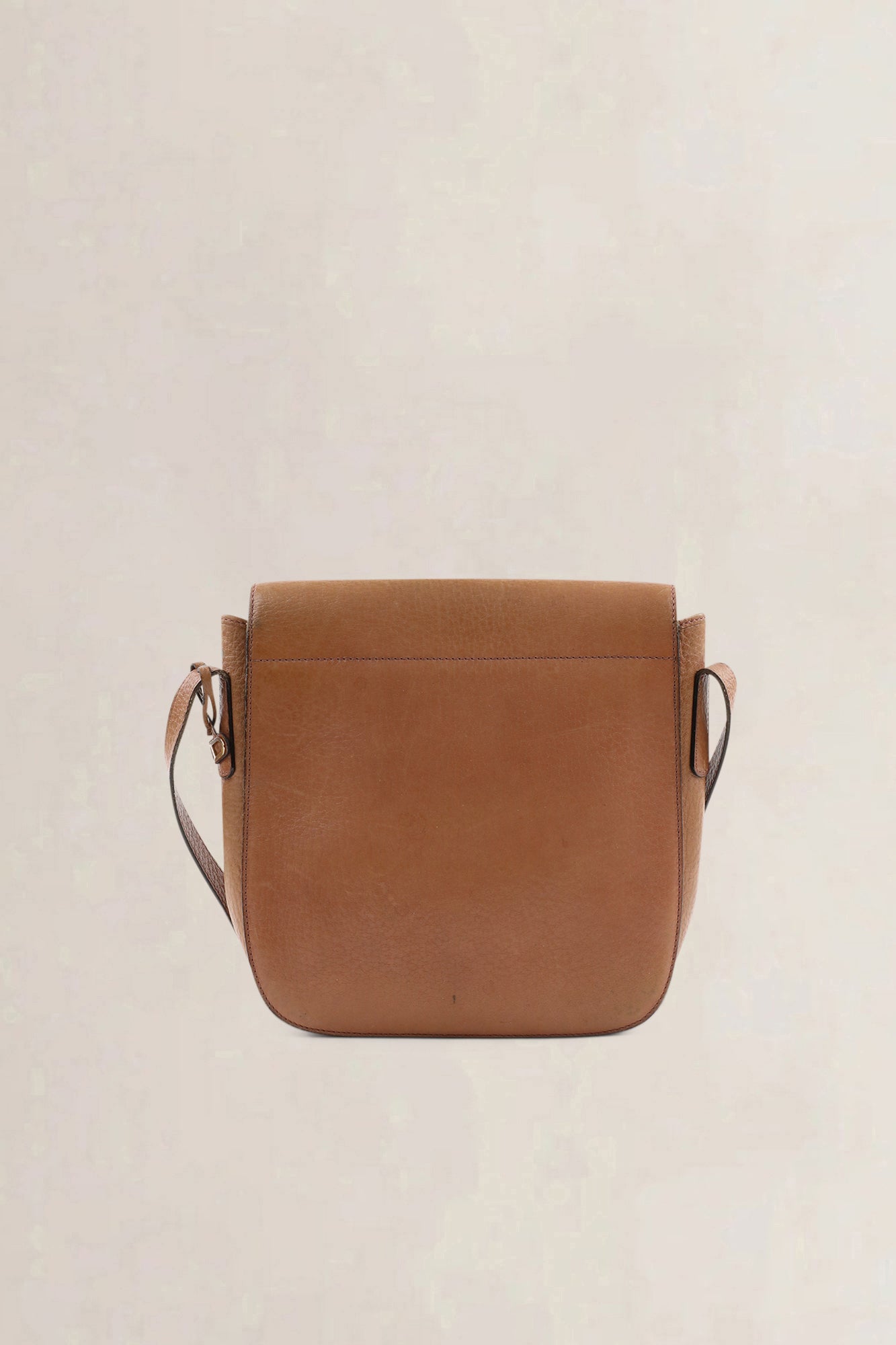 Sac bandoulière Delvaux en cuir brun