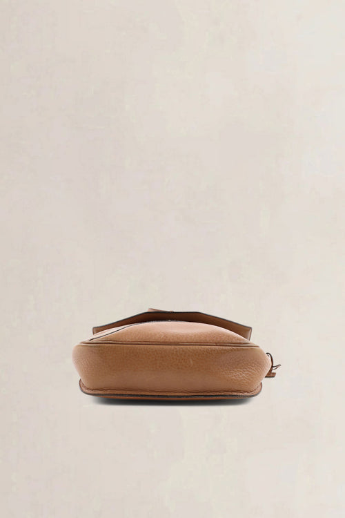 Sac bandoulière Delvaux en cuir brun