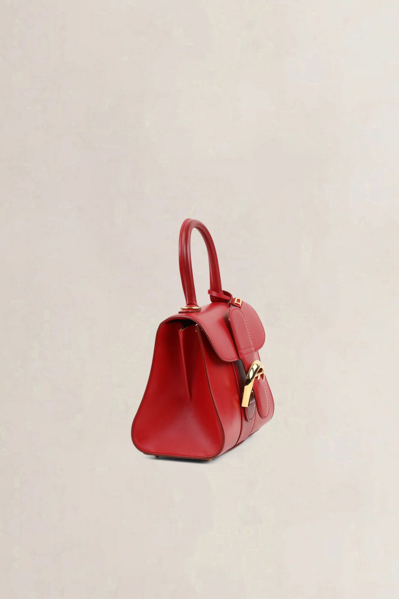 Delvaux Lipstick Box Calf Brillant Mini Crossbody Bag