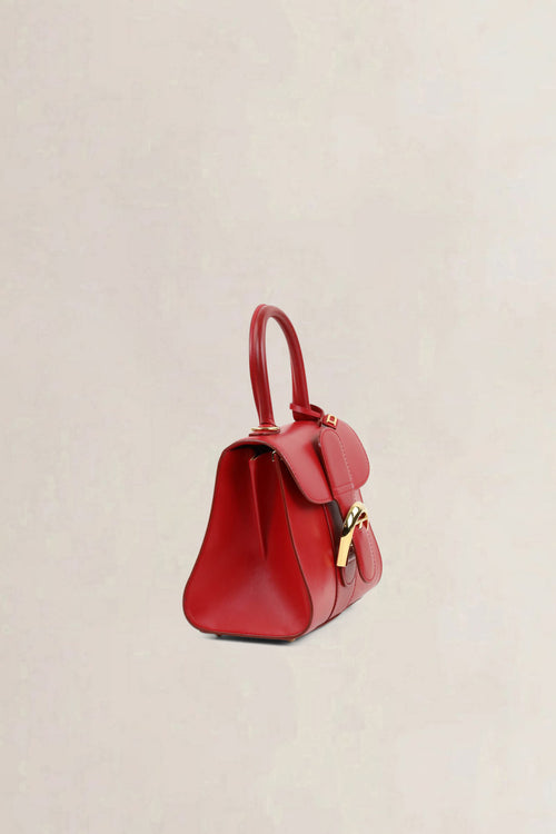 Delvaux Lipstick Box Calf Brillant Mini Crossbody Bag