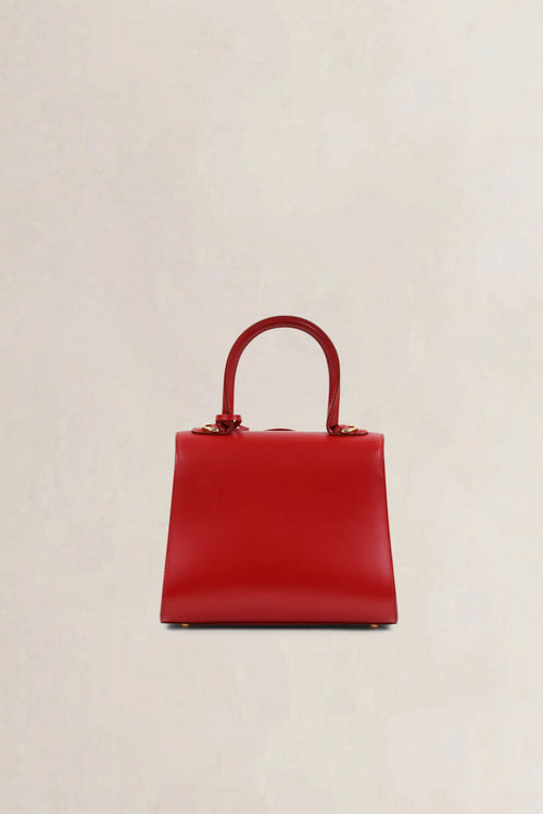 Delvaux Lipstick Box Calf Brillant Mini Crossbody Bag