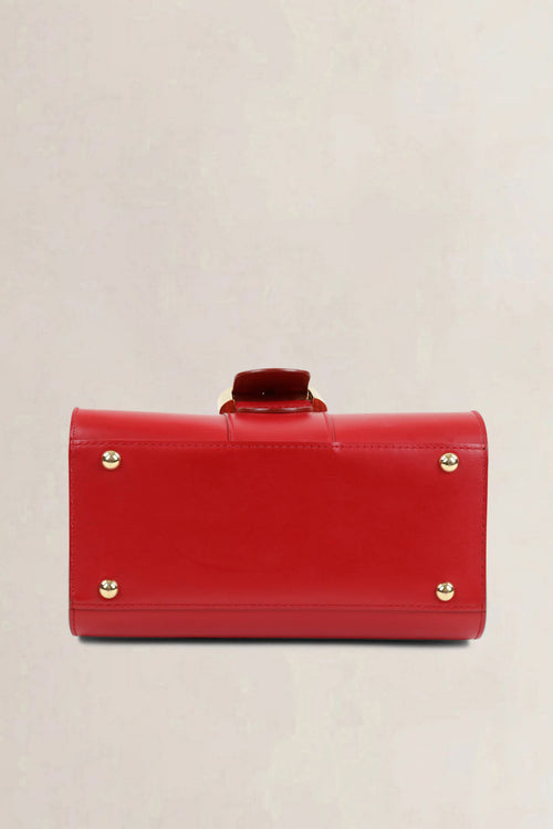 Delvaux Lipstick Box Calf Brillant Mini Crossbody Bag