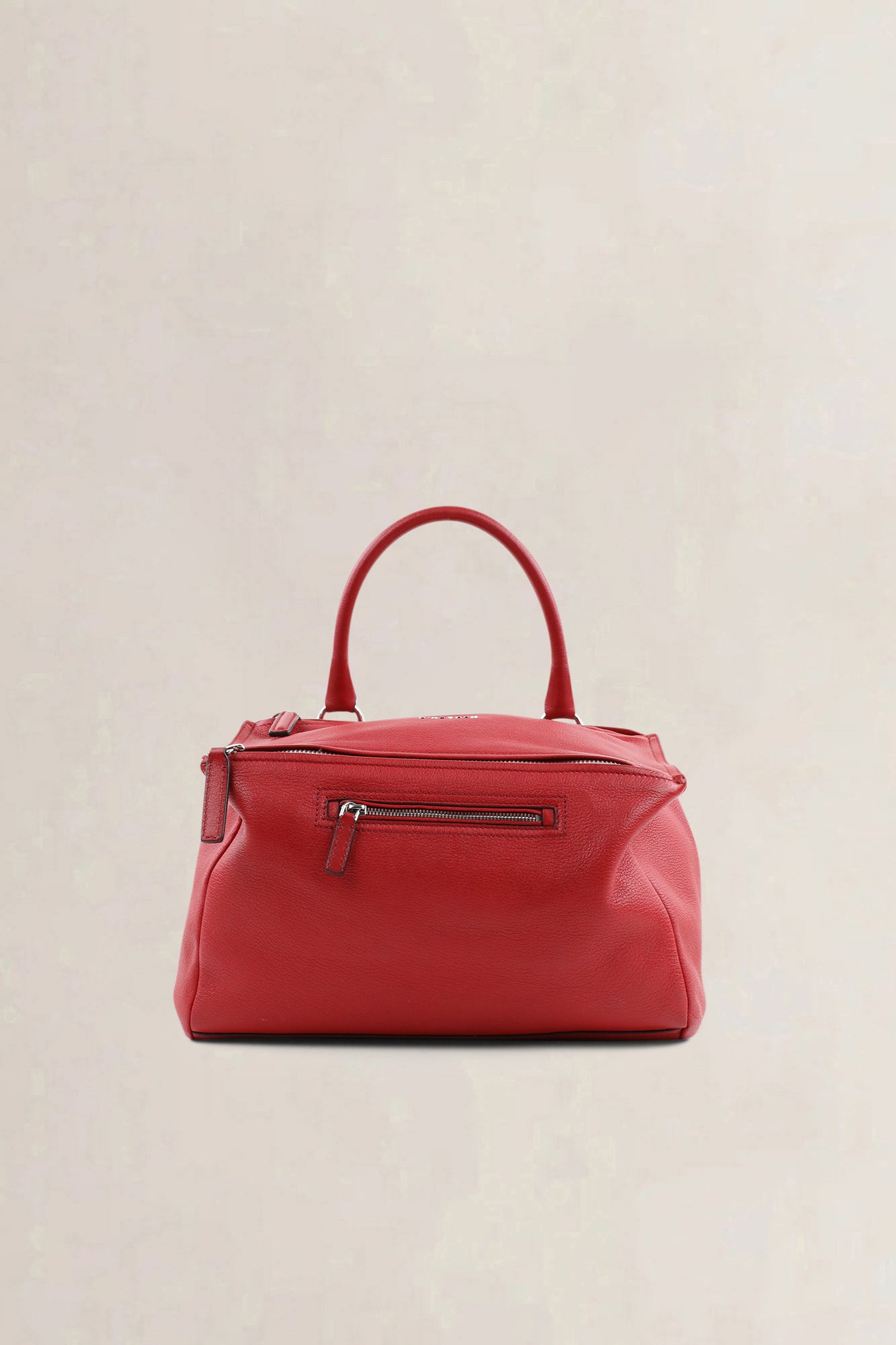 Sac bandoulière Givenchy Pandora en cuir de chèvre rouge Vermillon