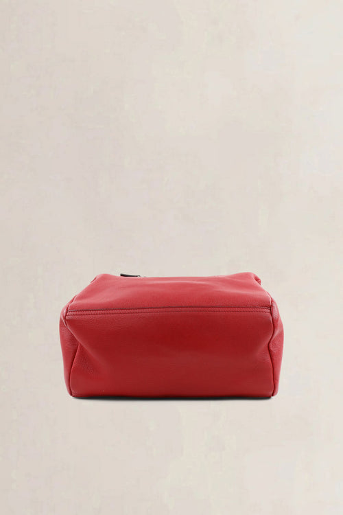Sac bandoulière Givenchy Pandora en cuir de chèvre rouge Vermillon