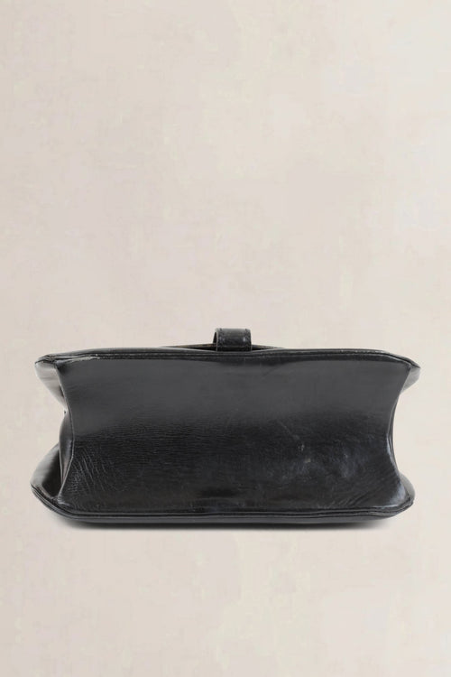 Delvaux Black Vintage Top Handle Bag