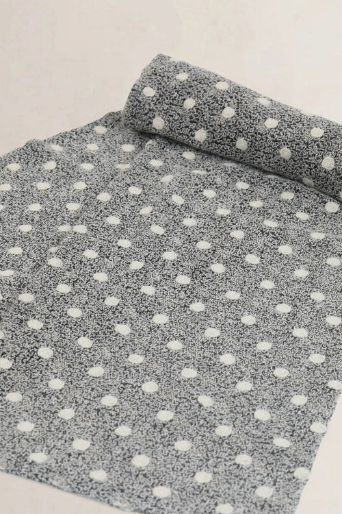 Delvaux Grey Wool Scarf