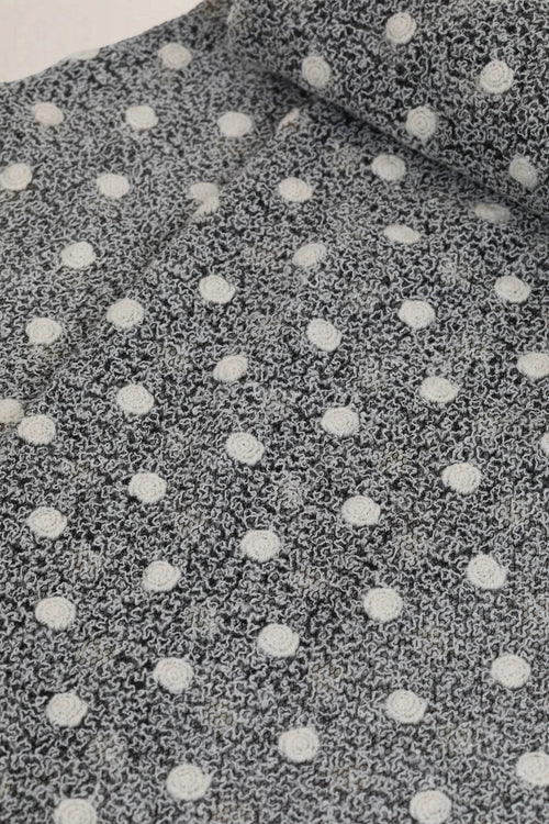 Delvaux Grey Wool Scarf