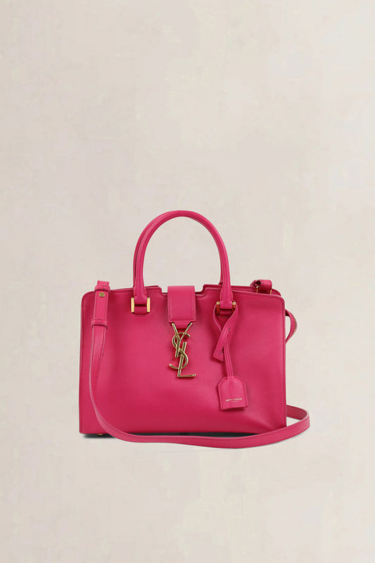YSL Bubblegeum Baby Cabas Crossbody Bag
