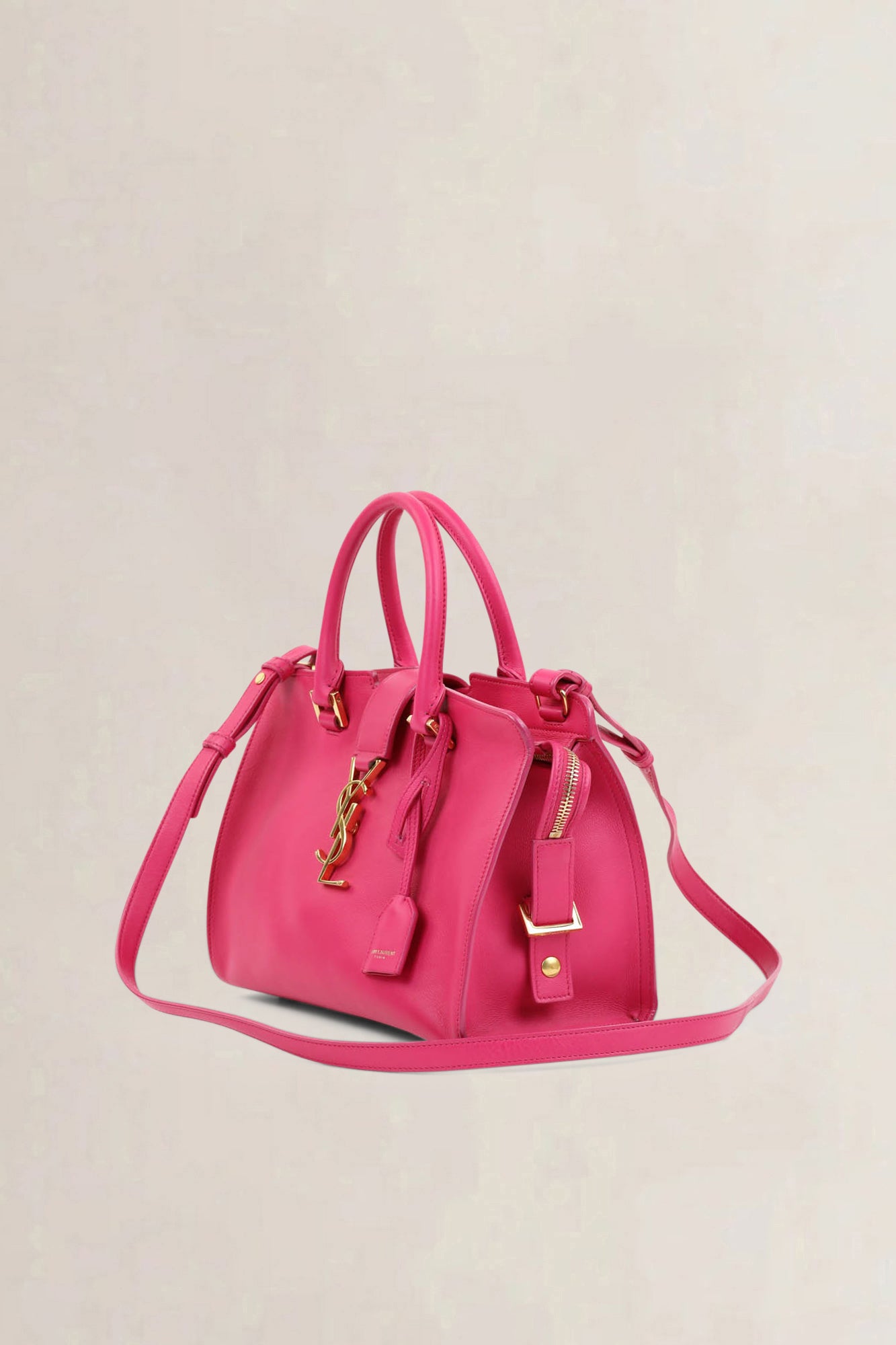 YSL Bubblegeum Baby Cabas Crossbody Bag