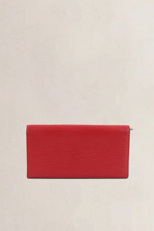 Louis Vuitton Sarah Red Epi Leather Wallet