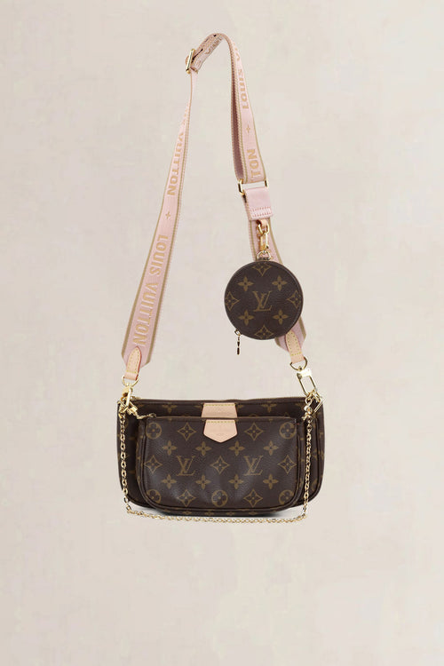 Louis Vuitton Pink Monogram Multi Pochette Accessoires Crossbody Bag