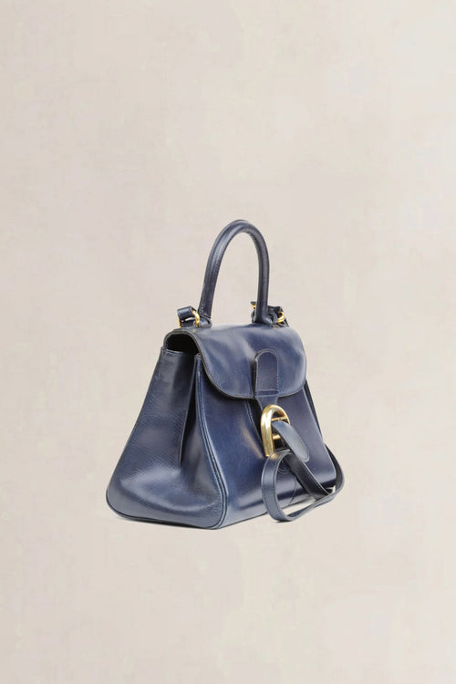 Delvaux Brillant Blue PM Crossbody Bag