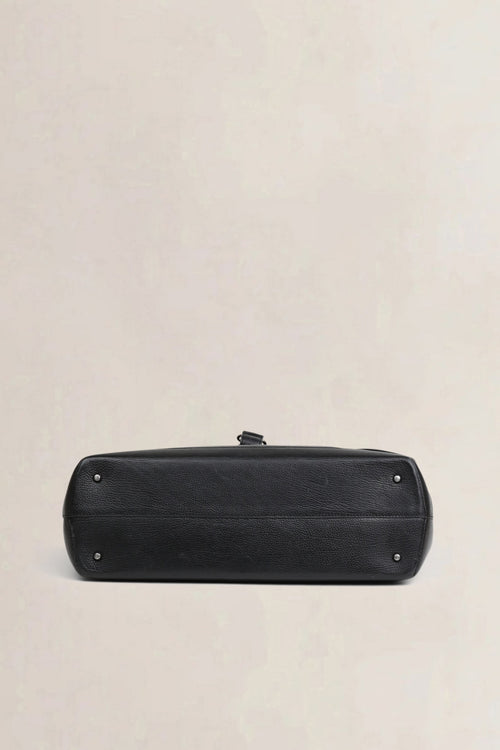 Delvaux Black Document Bag