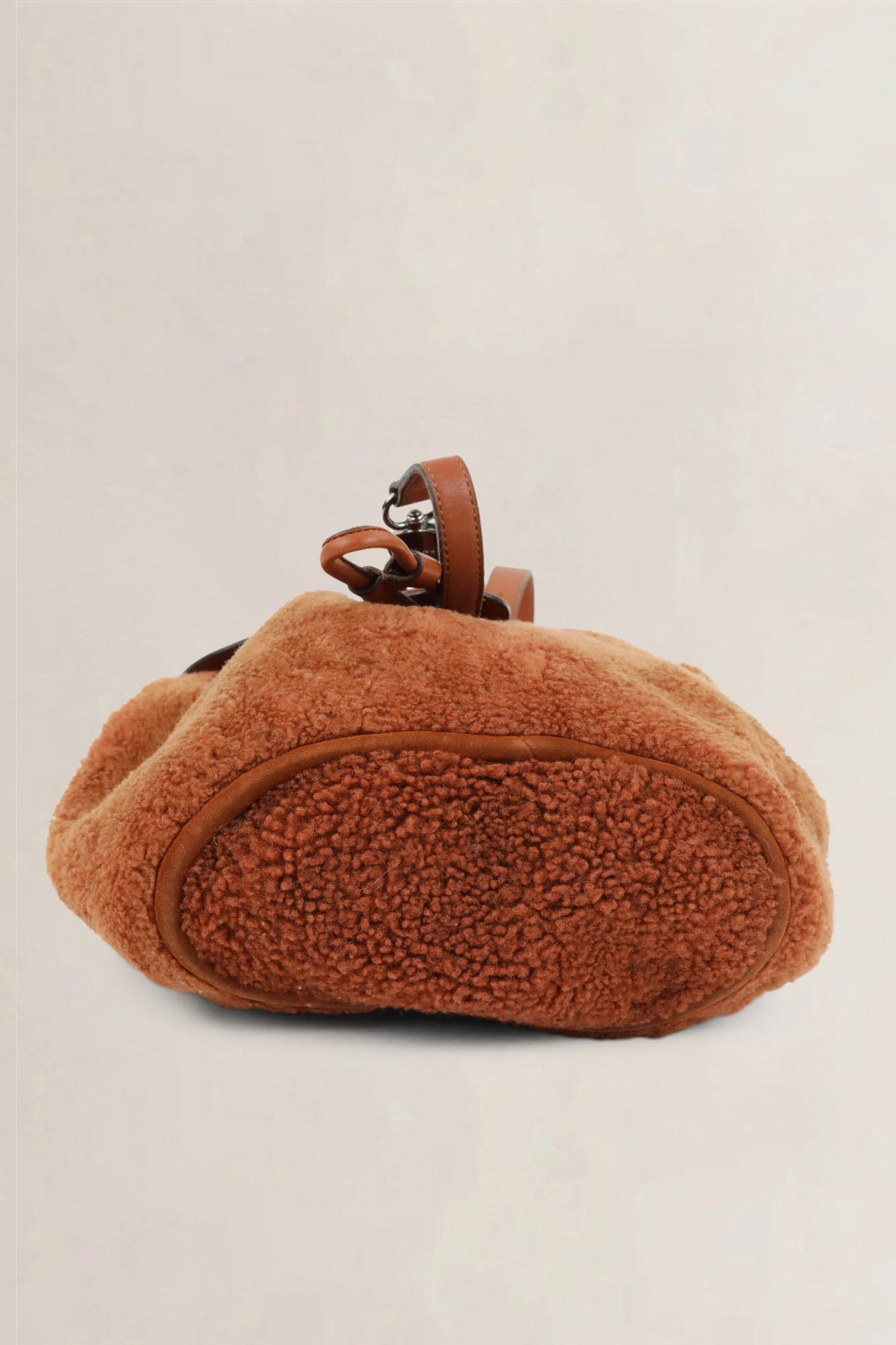 Delvaux Brown Soleil PM Teddy Backpack