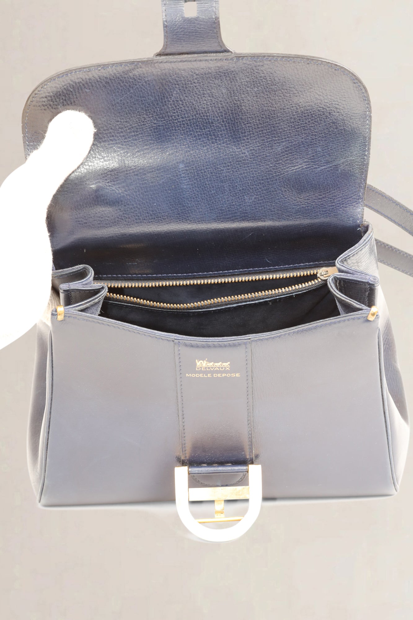 Delvaux Brillant Blue PM Crossbody Bag