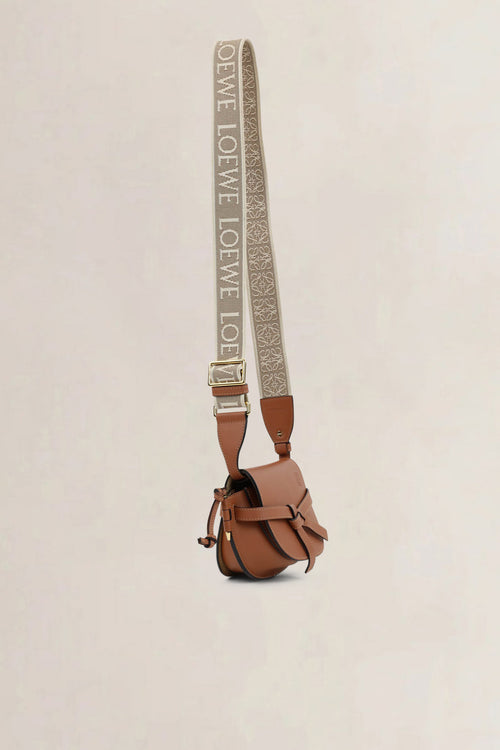 Loewe Tan Dual Gate Crossbody Bag