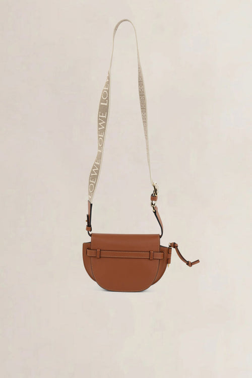 Loewe Tan Dual Gate Crossbody Bag