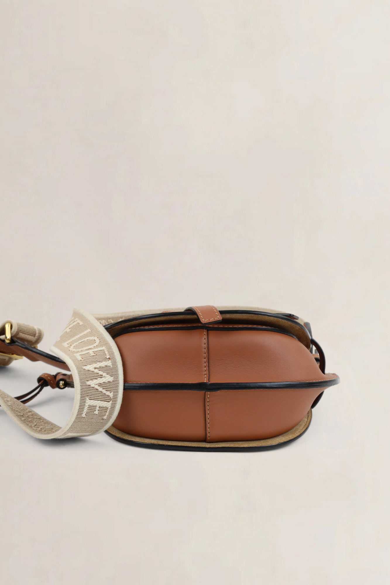 Loewe Tan Dual Gate Crossbody Bag