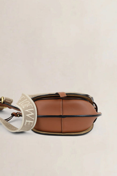 Loewe Tan Dual Gate Crossbody Bag