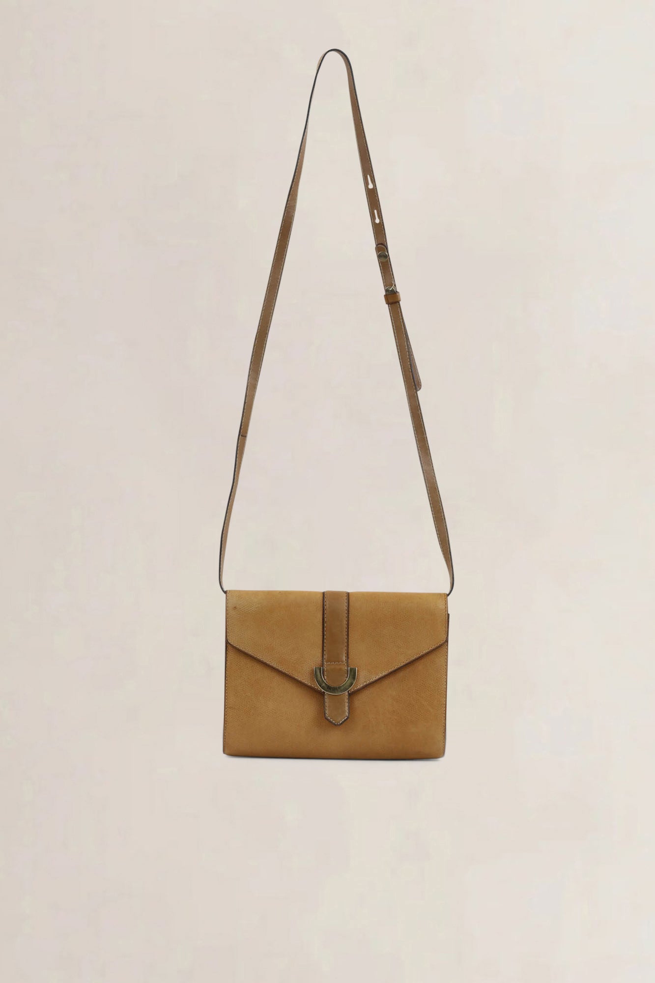 Delvaux Brown Leather Crossbody Bag