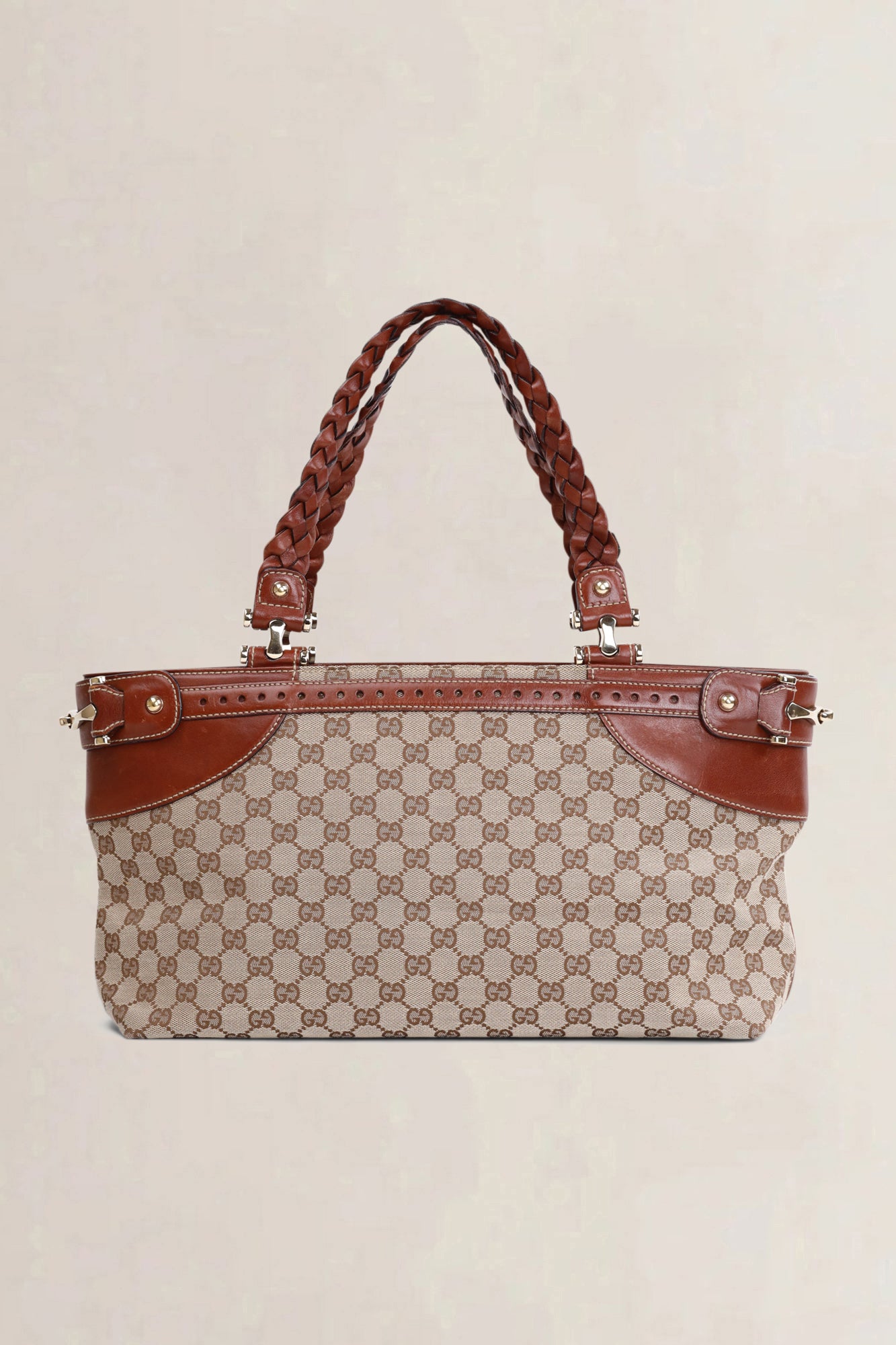 Gucci Brown Shopping Bag