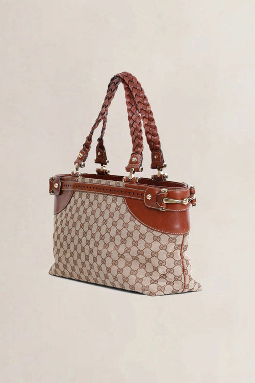 Gucci Brown Shopping Bag