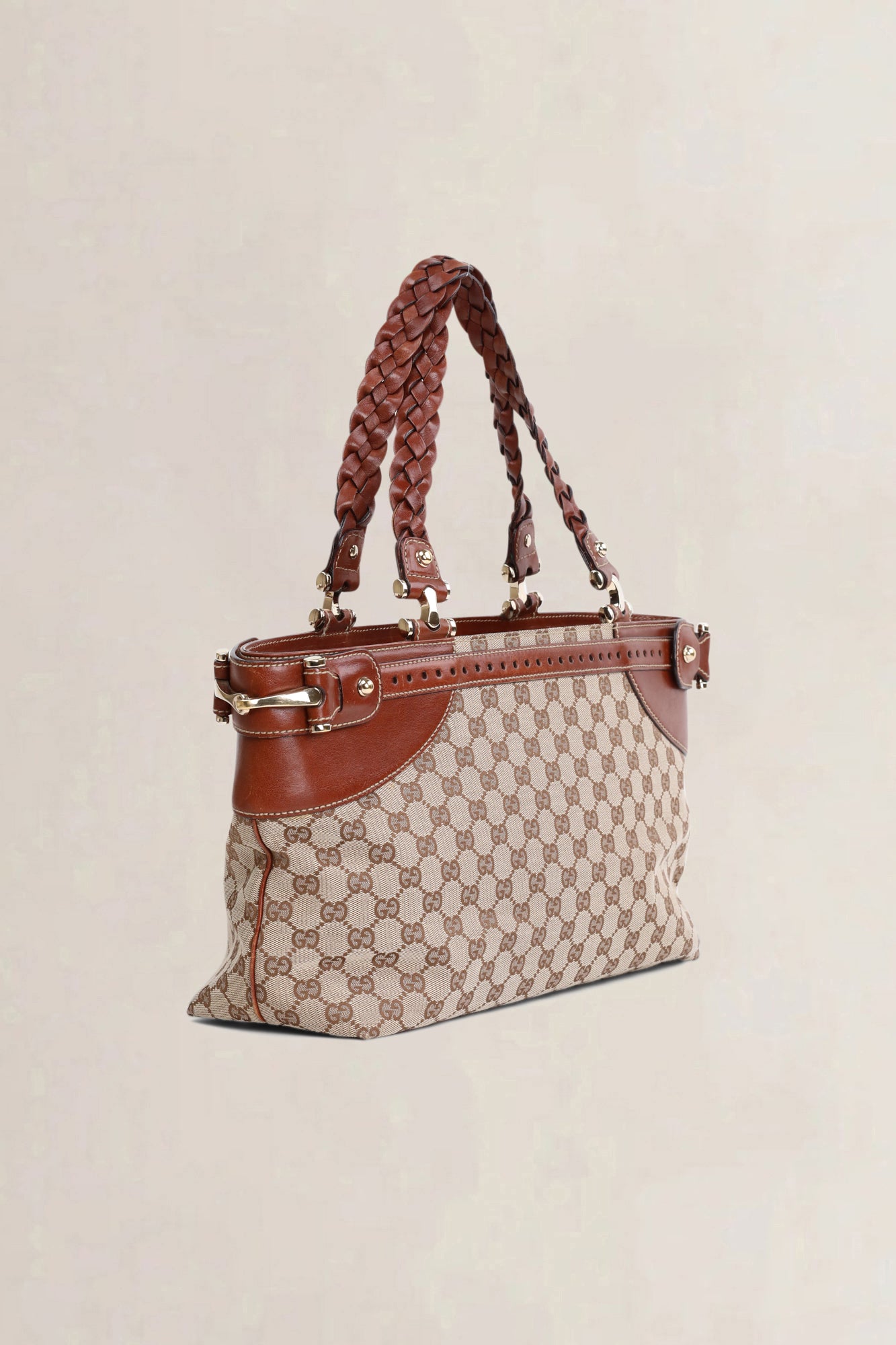 Gucci Brown Shopping Bag