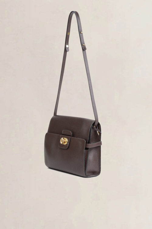 Delvaux Brown Crossbody Bag