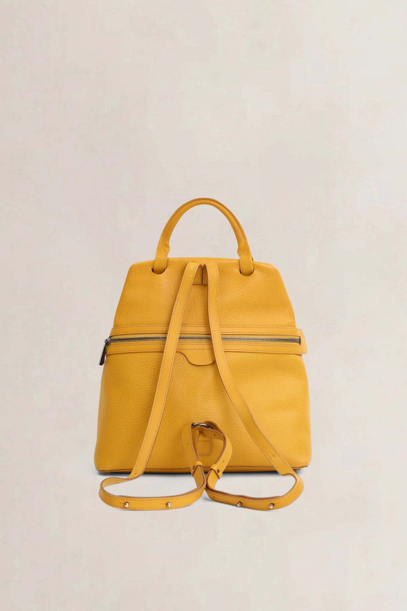 Deux de Delvaux Yellow Backpack